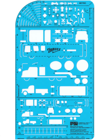 rigBlitz Commercial Vehicle Traffic Template - METRIC Scale